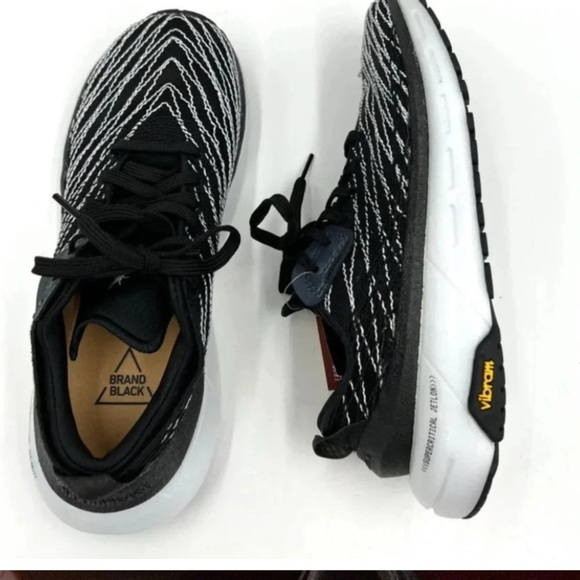 Brandblack Shoes - Brandblack tarantula running Black/ white Sneakers Vibram Sole Women's Size 8